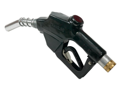 Automaticky uzavíratelná výdejní pistole na naftu, tělo z hliníku s pryžovou ochranou