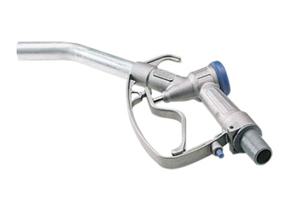 Ruční výdejní pistole na naftu, tělo z hliníku, s výdejním hrdlem s vnějším o 25 mm