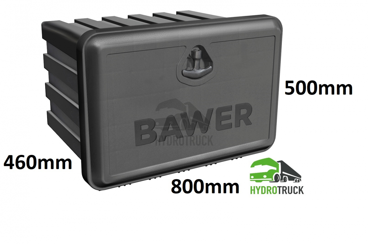 Plastový úložný box s víkem BAWER Easy 800x500x460mm E0 250 00