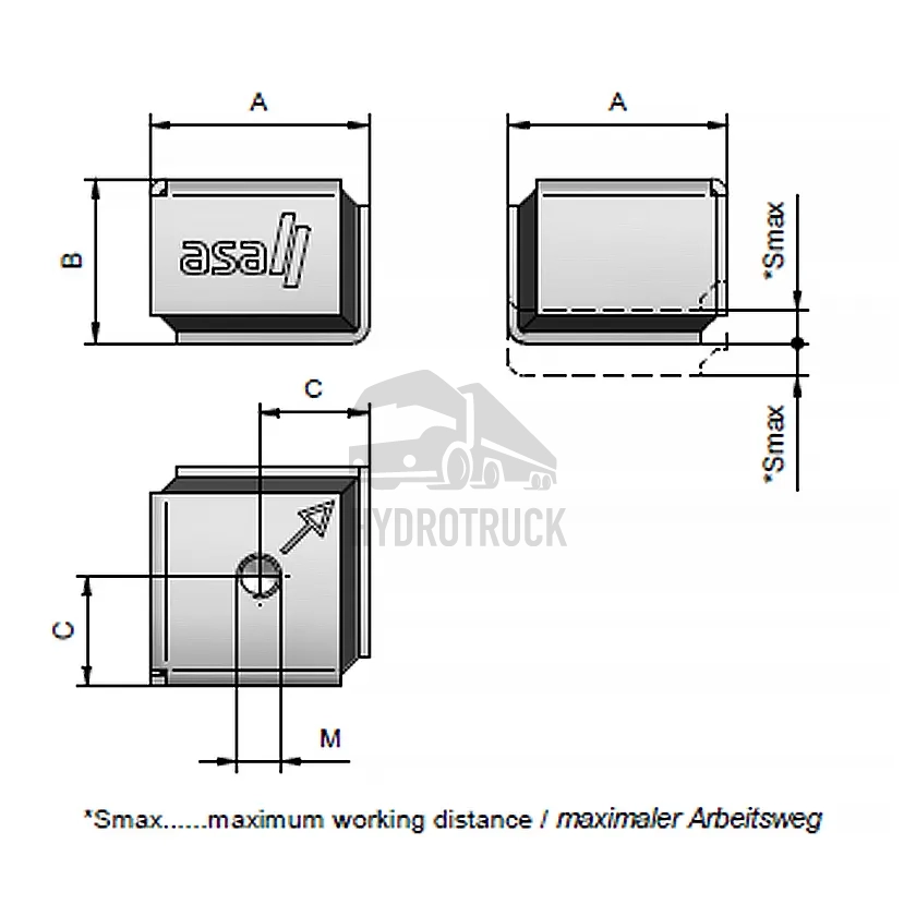Silentblok ASA typ C 50 kit M10x12 MDGQ504510IIK