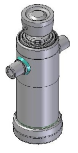 Teleskopický válec sklápění 11t, 785mm, 3 stupně 68-88-107