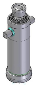Teleskopický válec sklápění 14t, 1500mm, 4 stupně 4043S