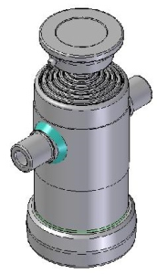 Teleskopický válec sklápění 6t, 1005mm, 6 stupňový 32-46-61-76-91-107