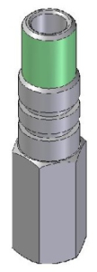 Přívodní šroubení M22x1,5 - G 1/2"F s pádovým ventilem