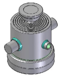 Teleskopický válec sklápění 11t, 1000mm, 8 stupňový
