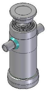 Teleskopický válec sklápění 7t, 790mm, 4 stupně 46-61-76-91 3063S