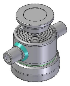 Teleskopický válec sklápění 6t, 840mm, 6 stupňový
