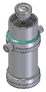 Teleskopický válec sklápění 20t, 2225mm, 6 stupnový,