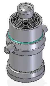 Teleskopický válec sklápění 22t, 2045mm, 7 stupňový