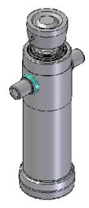 Teleskopický válec sklápění 8t, 893mm, 3 stupně