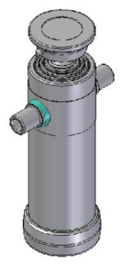 Teleskopický válec sklápění 7t, 1050mm, 4 stupně 46-61-76-91