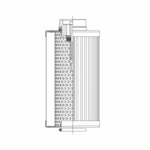 Filtrační vložka pro hydraulické filtry skleněné mikrovlákno 25µm 11800204308