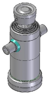 Teleskopický válec sklápění 10t, 830mm, 4 stupně