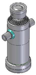 Teleskopický válec sklápění 10t, 950mm, 4 stupně