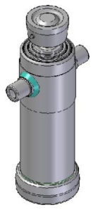 Teleskopický válec sklápění 11t, 1283mm, 3 stupně,