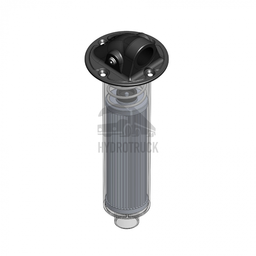 Hydraulický filtr s přírubou 115mm filtrační vložka mikrovlákno 25µm 11800120185