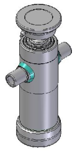 Teleskopický válec sklápění 6t, 695mm,2 stupně 61-76