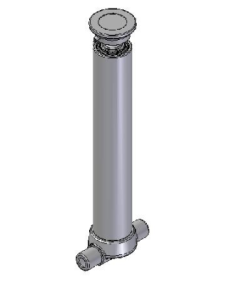 Teleskopický válec sklápění 5t,1490 mm, spodní uchycení, 3 stupně 2538S