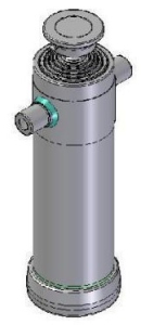 Teleskopický válec sklápění 9t, 2257mm, 6 stupňový 46-61-76-91-107-126