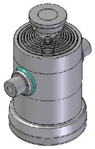 Teleskopický válec sklápění 25t, 2270 mm, 8 stupňový
