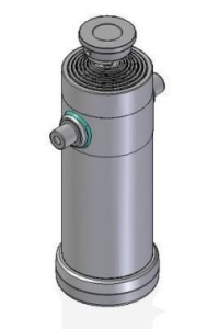Teleskopický válec sklápění 30t, 3880 mm, 7 stupňový 88-107-126-145-165-187-210